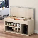 Banc de rangement chaussure MDF 80/28cm – Image 2