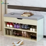 Banc de rangement chaussure MDF 80/28cm – Image 3