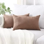 Coussin rectangulaire décoratif - Velours - 50/30cm