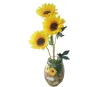 pot fleur grand verre