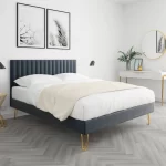 Lit en velours avec tête de lit ,ELIT – Image 4