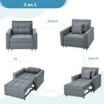 Fauteuil Convertible, MIRAJ – Image 3