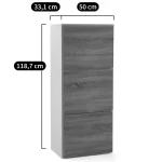 Meuble à chaussures Royale, 3 portes – Image 4