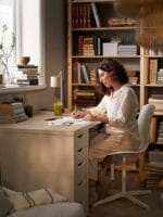 Bureau avec élément de rangement – Image 3