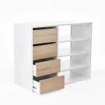 Meuble à chaussures Royale, 4 tiroirs 3 étagères – Image 5