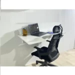 Bureau d'angle pliante Blanc – Image 4