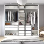 Dressing avec 4 étagères,4 tiroir 210x100x58cm – Image 3