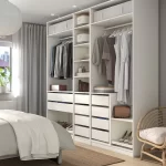 Dressing avec 4 étagères,4 tiroir 210x100x58cm – Image 4