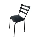 Chaise en Cuir et métal