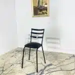 Chaise en Cuir et métal – Image 2