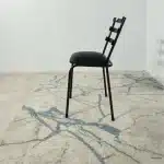 Chaise en Cuir et métal – Image 4