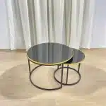 Lot de 2 tables basses,Glass – Image 6