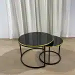 Lot de 2 tables basses,Glass – Image 4
