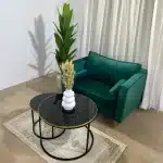 Lot de 2 tables basses,Glass