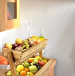 Corbeille à Fruits 4 Niveaux en Bois massif – Image 6