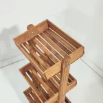 Corbeille à Fruits 4 Niveaux en Bois massif – Image 4