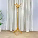 Porte-manteau en bois rouge massif – Image 7