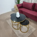 Lot de 3 Tables Basses,Glass – Image 5