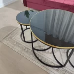 Lot de 3 Tables Basses,Glass – Image 7