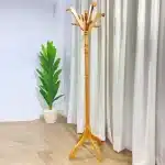 Porte-manteau en bois rouge massif