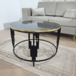 Table Basse Rond Noir, Glass – Image 6