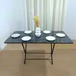 Grand Table à manger Pliable 160/70cm + 6 chaises – Image 5