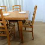 Table de salle à manger en Bois Massif 190 cm + 6 chaises – Image 2