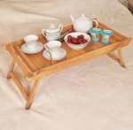 Plateau petit déjeuner en bois – Image 2