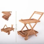Chariot de service en bois – Image 4