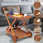 Chariot de service en bois – Image 5