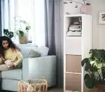 Étagère de rangement  avec Pied en Bois – Image 4