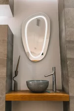 Miroir de salle de bains LED RBA 45 x 80 cm