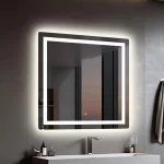 Miroir de salle de bain Led Carré