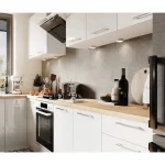 Meuble haut de cuisine 1 Porte Rectangulaire ,blanc – Image 6