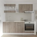 Meuble haut de cuisine 1 Porte ,Chêne – Image 4