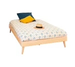 Lit plateforme scandinave en Bois