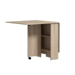 Table à manger pliable sur Roulettes 140/70cm – Image 6